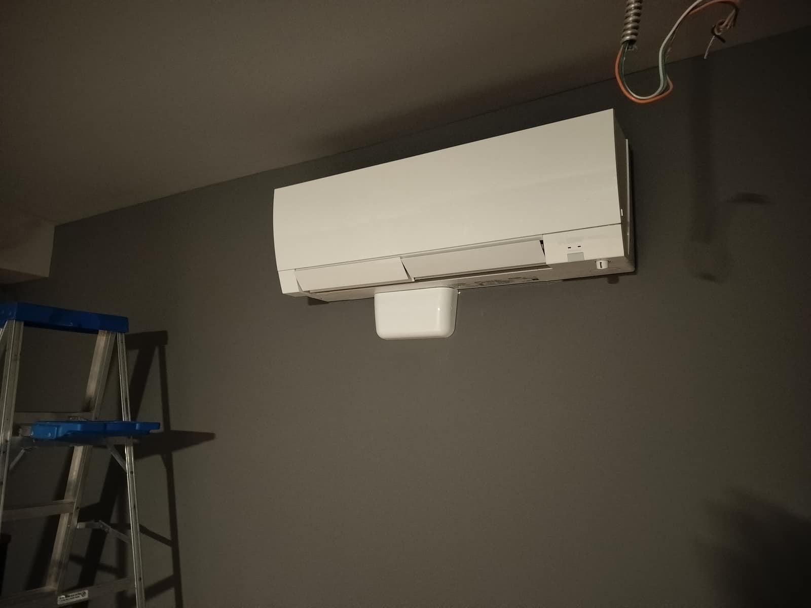 Mitsubishi Electric ductless mini split installed by American Mechanical Works, a Diamond Contractor